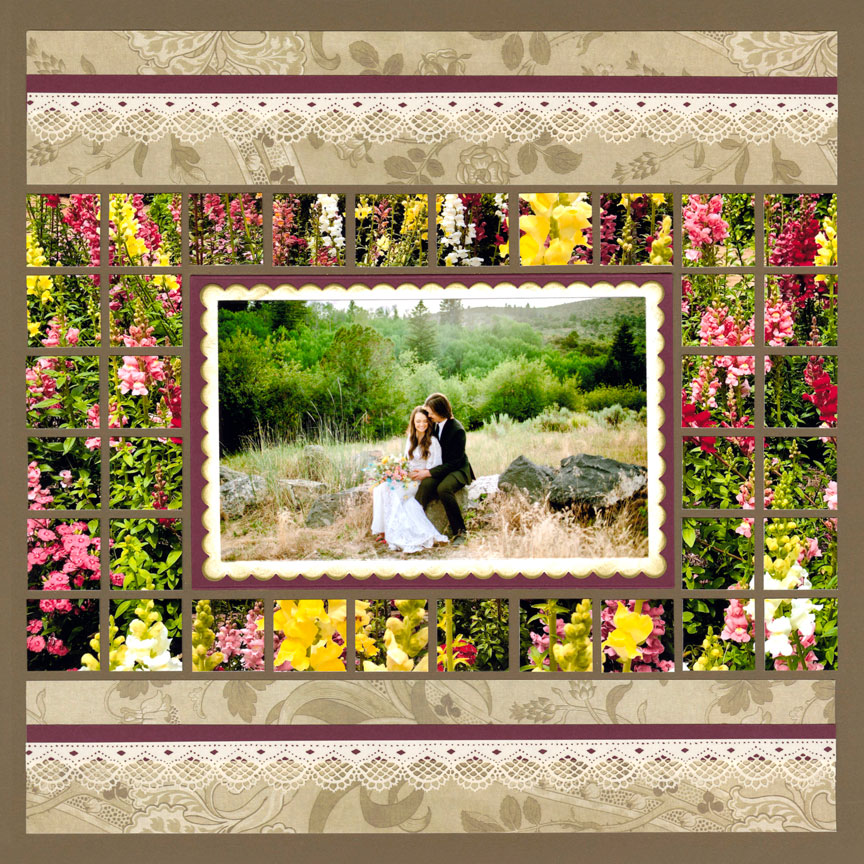 Wedding Scrapbook Tips - Mosaic Moments Page Layout System